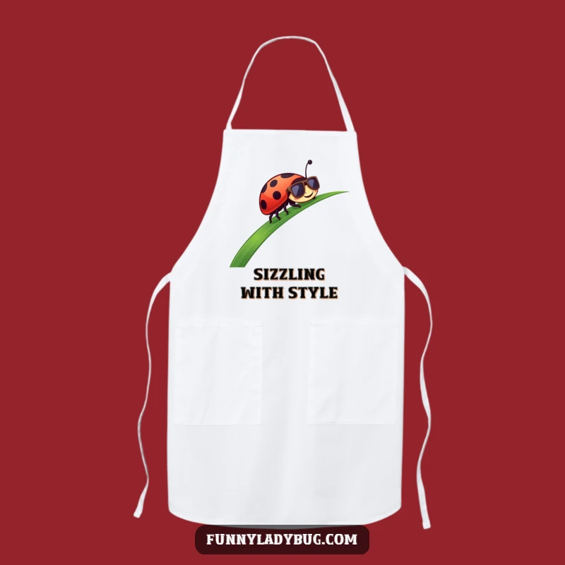 Funny Ladybug Apron: Cook Up Fun with This Cool Grass Slider