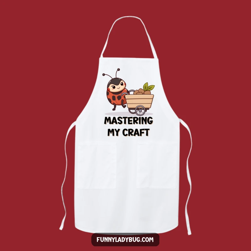 Funny Ladybug Apron: Cook with Grit Using This Determined Insect