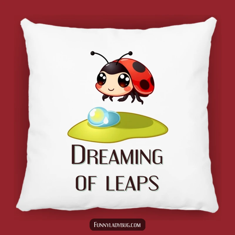 Funny Ladybug Pillow: Cozy Up with This Bouncy Insect's Playful Charm