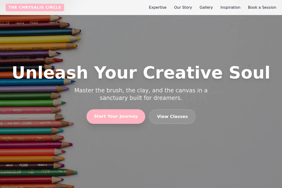 Cheerful Art Class