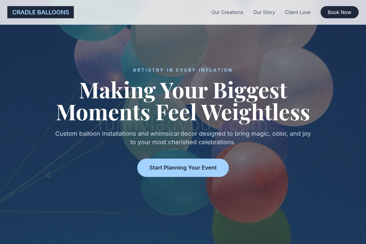 Cradle Balloons