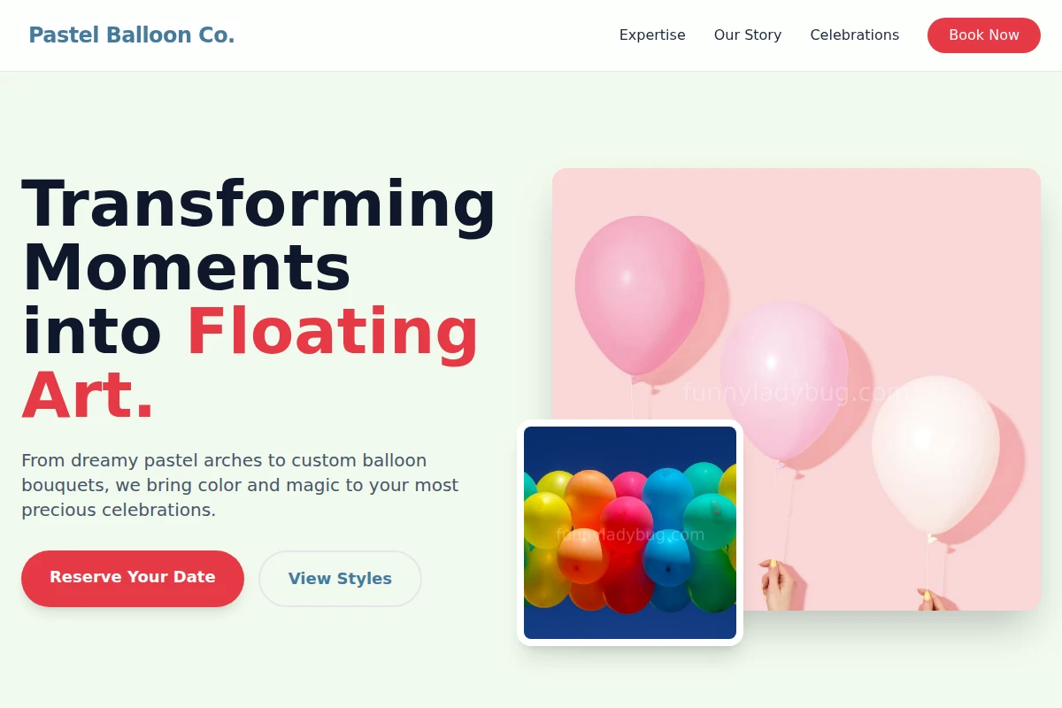 Pastel Balloons