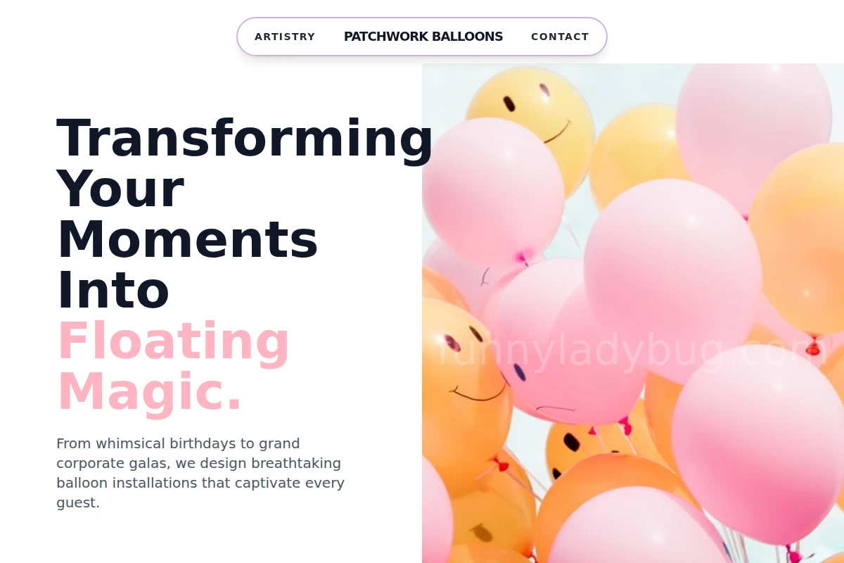 Patchwork Balloons