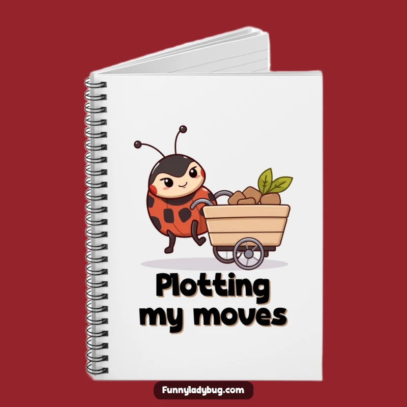 Funny Ladybug Notebook: Plan Big with This Determined Insect's Drive